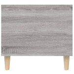 vidaXL Table basse Sonoma gris 90x49x45 cm Bois d'ingénierie