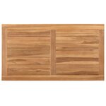 vidaXL Table basse Marron 90 x 50 x 45 cm Bois de teck solide