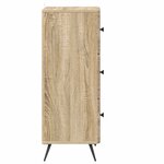 vidaXL Armoire à tiroirs Chêne Sonoma 33 x 34 5 x 90 cm