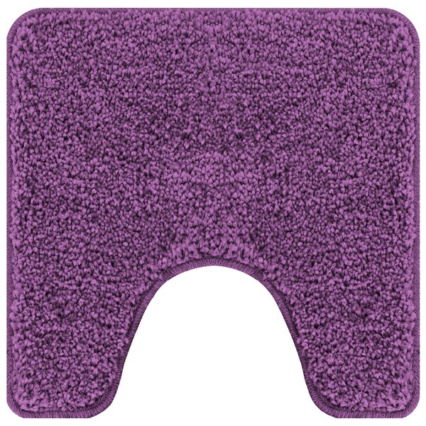 Tapis de bain U en forme de U Pourpre 50x50 cm Polypropylène Antidérapant