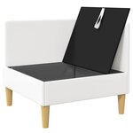 vidaXL Sofa avec rangement Tissu