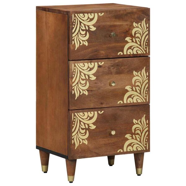 vidaXL Buffet Marron 40 x 33.5 x 75 cm Bois de manguier massif