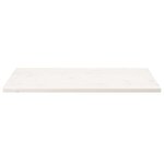 vidaXL Dessus de table blanc 110x55x2 5 cm bois de pin massif