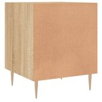 vidaXL Tables de chevet 2 Pièces chêne sonoma 40x40x50 cm bois ingénierie