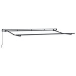 vidaXL Auvent Rétractable Gris clair et Anthracite