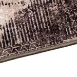 vidaXL Coureur de Tapis MARSA Noir 100 x 450 cm Polyester et PVC