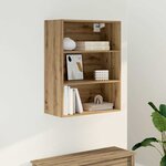 vidaXL Armoire murale suspendue chêne artisanal 69 5x32 5x90 cm