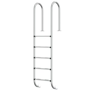 vidaXL Échelle de piscine 54x38x211 cm acier inoxydable 304