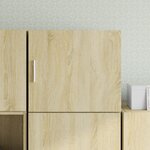 vidaXL Armoire murale chêne sonoma 45x42 5x40 cm bois d'ingénierie