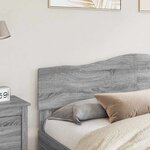 vidaXL Tête de lit Gris Sonoma 180 cm Bois d'ingénierie