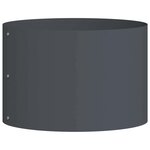 vidaXL Pots de jardin 5 Pièces Anthracite 30 x 30 x 20 cm Acier
