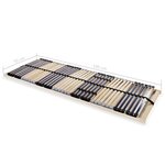 vidaXL Sommiers à lattes sans matelas 2 Pièces avec 42 lattes 70x200 cm