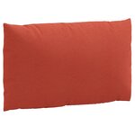 vidaXL Coussins de palette lot de 3 rouge mélangé tissu