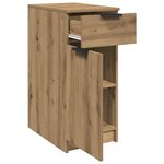 vidaXL Armoire de bureau chêne artisanal 33x50x75 cm bois d'ingénierie