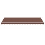 vidaXL Auvent rétractable automatique avec LED marron 600x350 cm