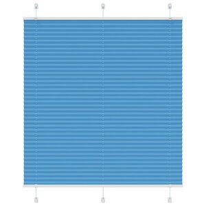 vidaXL Store plissé bleu 115x150 cm largeur du tissu 114 4cm polyester