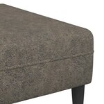 vidaXL Canapé de salon 3 Pièces Gris foncé