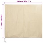 vidaXL Housse de protection pour plantes avec fermeture éclair 70 g/m²