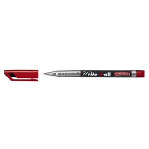 Marqueur permanent write-4-all s superfin 0 4 mm rouge x 10 stabilo