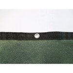 Brise-vue 1 x 3 m occultant 5/5 - HDPE 350 g/ m² - Vert kaki