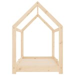 vidaXL Cadre de lit d'enfant Bois de pin massif 80x160 cm