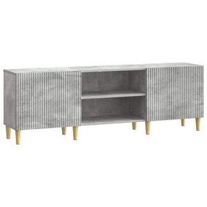 vidaXL Meuble TV Gris béton 150 x 31 x 50 cm Bois d'ingénierie