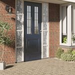 vidaXL Films pour fenêtre 2 Pièces dépoli motif de fleurs PVC