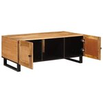 vidaXL Table basse Chêne artisanal 100 x 54 x 40 cm