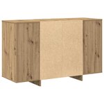 vidaXL Buffet chêne artisanal 120 x 41 x 75 cm Bois d'ingénierie
