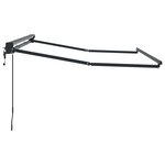 vidaXL Cadre de store rétractable électrique Anthracite 3 x 2 m Acier