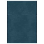 vidaXL Canapé-lit pliable 160 x 67 x 45 cm Bleu