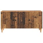 vidaXL Meuble TV Bois ancien 99 x 34 5 x 50 cm Bois d'ingénierie