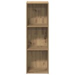 vidaXL Bibliothèque chêne artisanal 36x30x114 cm bois d'ingénierie