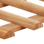 vidaXL Bordure de jardin 10 Pièces Bois de sapin 4 4 m