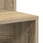 vidaXL Bureau Chêne sonoma 78.5 x 37 x 154.5 cm Bois d'ingénierie