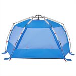 vidaXL Tente de plage 3 personnes libération rapide imperméable