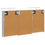 vidaXL Ensemble de Meubles de Salle de Bain 3 Pièces 120 x 10 5 x 60 5 cm