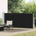 vidaXL Auvent latéral rétractable 140 x 300 cm Noir