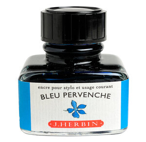Encre traditionnelle à stylo en flacon 'D' 30ml Bleu pervenche HERBIN