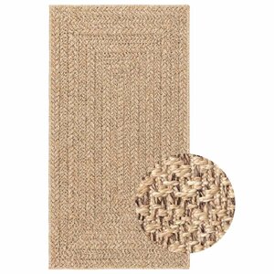 vidaXL Tapis ZIZUR 80x150 cm aspect de jute intérieur et extérieur