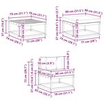 vidaXL Ensemble de canapés d'extérieur 6 Pièces Blanc et anthracite