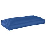 vidaXL Coussin de Palette Assise/Dossier Bleu Royal 120x60x12 cm Tissu Oxford