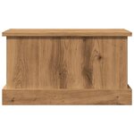 vidaXL Boîtes de rangement chêne artisanal 30x50x28 cm bois ingénierie