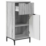 vidaXL Cabinet de salle de bain Sonoma gris 39.5 x 36 x 88 cm