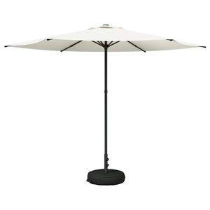 vidaXL Parasol de jardin avec base 300 x 300 cm Polyester