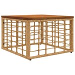 vidaXL Ensemble de canapés d'extérieur 5 Pièces Blanc Naturel et Crème