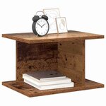 vidaXL Table de chevet Bois ancien 40 x 30 x 25 cm Bois d'ingénierie