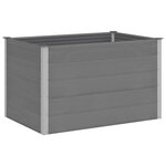 vidaXL Lit surélevé de jardin WPC 150x100x91 cm Gris
