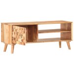vidaXL Meuble TV 100x30x40 cm Bois d'acacia massif
