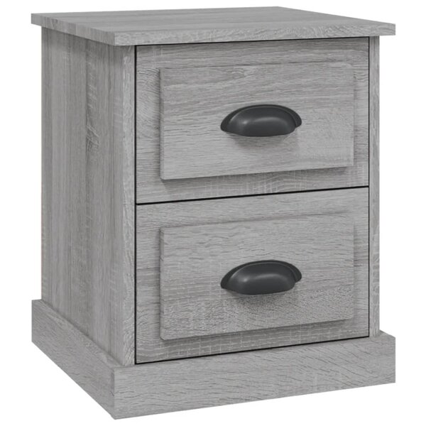 vidaXL Table de chevet sonoma gris 39x39x47 5 cm bois d'ingénierie